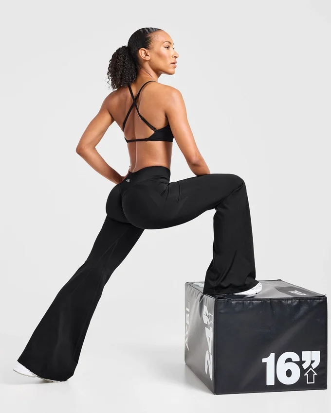 Adapt naadloze legging met uitlopende pijpen
