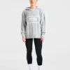 Athletics oversized gebreide hoodie