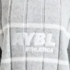Athletics oversized gebreide hoodie