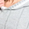 Athletics oversized gebreide hoodie