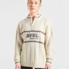 Athletics oversized gebreide trui met 1/4 rits