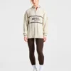 Athletics oversized gebreide trui met 1/4 rits