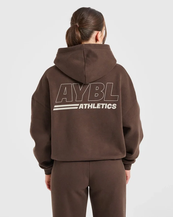 Athletics Track oversized hoodie