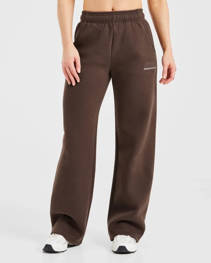 Athletics Track oversized Joggingbroeken met rechte pijpen