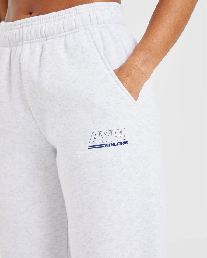 Athletics Track oversized Joggingbroeken met rechte pijpen