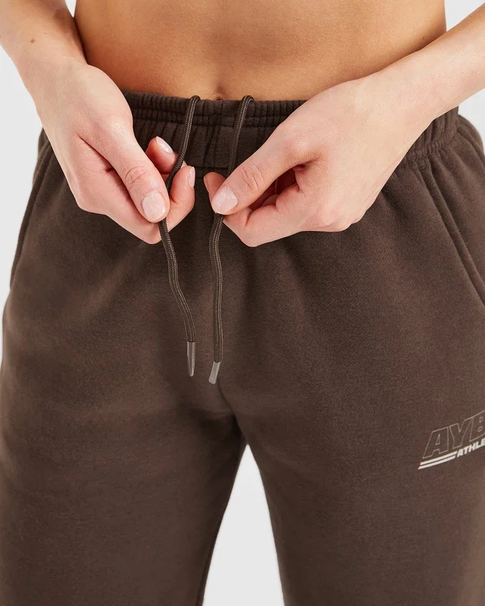 Athletics Track oversized Joggingbroeken met rechte pijpen