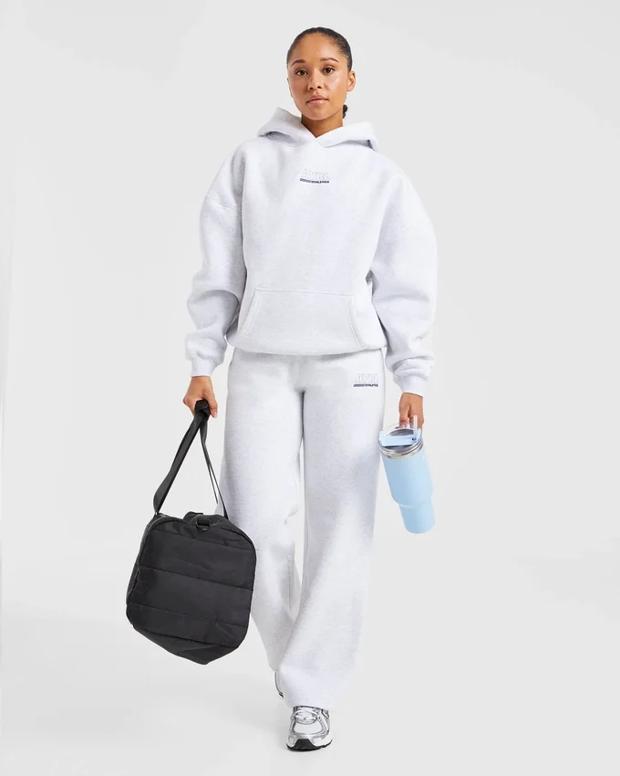 Athletics Track oversized Joggingbroeken met rechte pijpen
