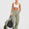 Athletics Track oversized Joggingbroeken met rechte pijpen