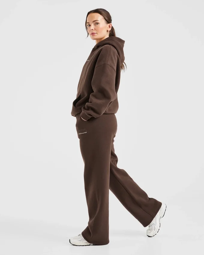 Athletics Track oversized Joggingbroeken met rechte pijpen