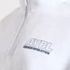 Athletics Track oversized pullover met 1/4-ritssluiting