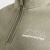 Athletics Track oversized pullover met 1/4-ritssluiting