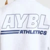Athletics Track oversized pullover met 1/4-ritssluiting