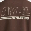 Athletics Track oversized pullover met 1/4-ritssluiting