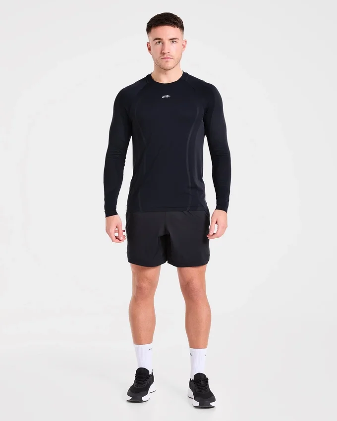 Attain naadloos T-shirt met lange mouwen