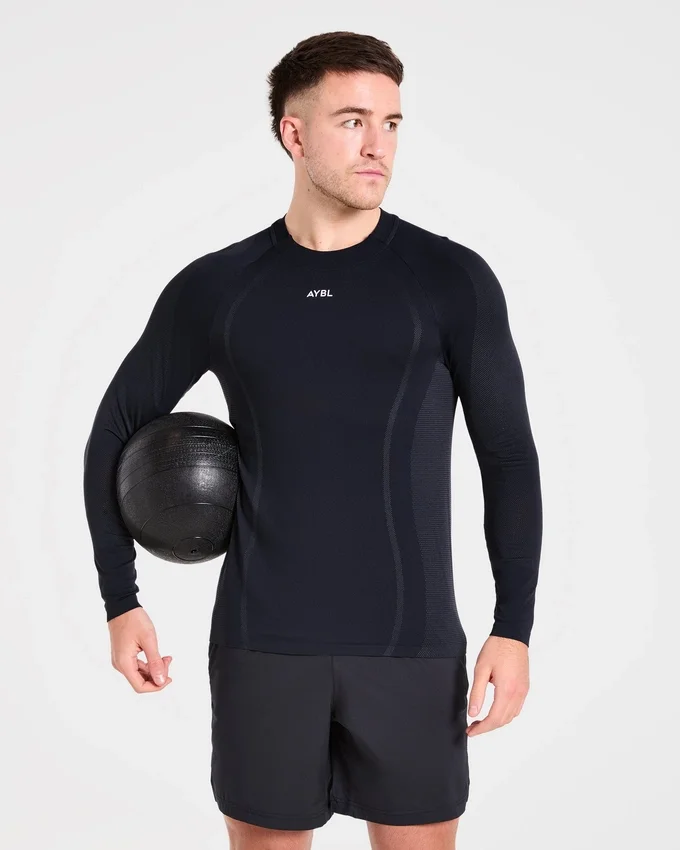 Attain naadloos T-shirt met lange mouwen