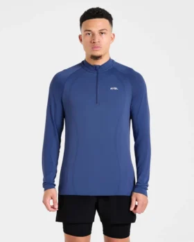 Attain naadloze pullover met halve rits
