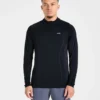 Attain naadloze pullover met halve rits