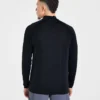 Attain naadloze pullover met halve rits