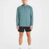 Attain naadloze pullover met halve rits