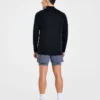 Attain naadloze pullover met halve rits