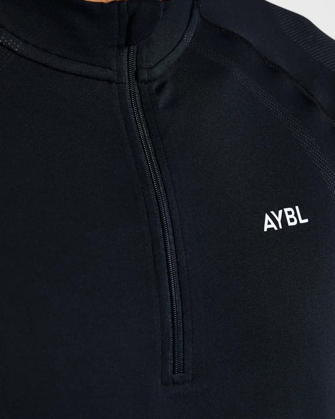 Attain naadloze pullover met halve rits