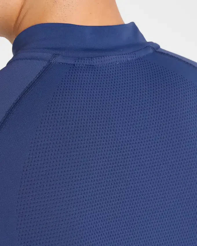 Attain naadloze pullover met halve rits