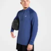 Attain naadloze pullover met halve rits