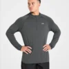 Attain naadloze pullover met halve rits