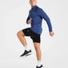 Attain naadloze pullover met halve rits
