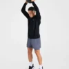 Attain naadloze pullover met halve rits