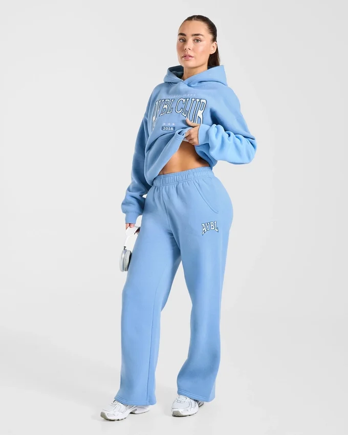 AYBL Club oversized Joggingbroek met rechte pijpen