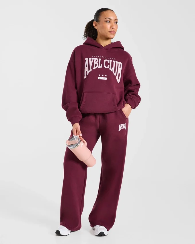 AYBL Club oversized Joggingbroek met rechte pijpen