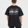 AYBL Lift Italic oversized T-shirt