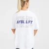 AYBL Lift Italic oversized T-shirt