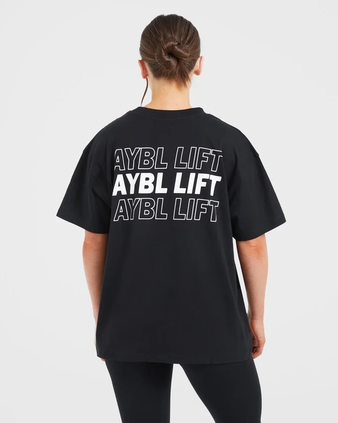 AYBL Lift Italic oversized T-shirt