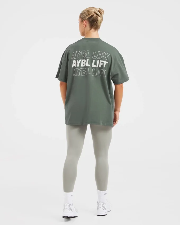 AYBL Lift Italic oversized T-shirt