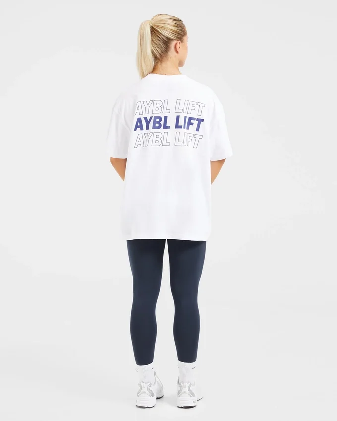 AYBL Lift Italic oversized T-shirt