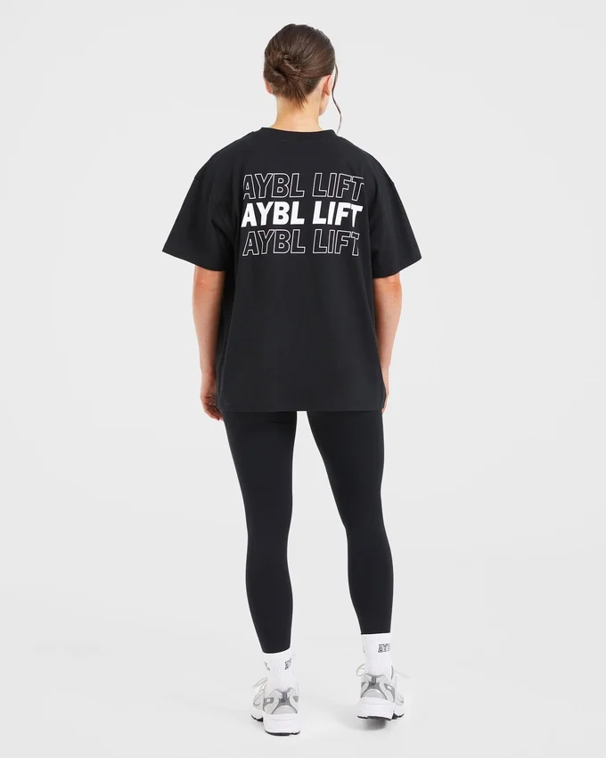 AYBL Lift Italic oversized T-shirt