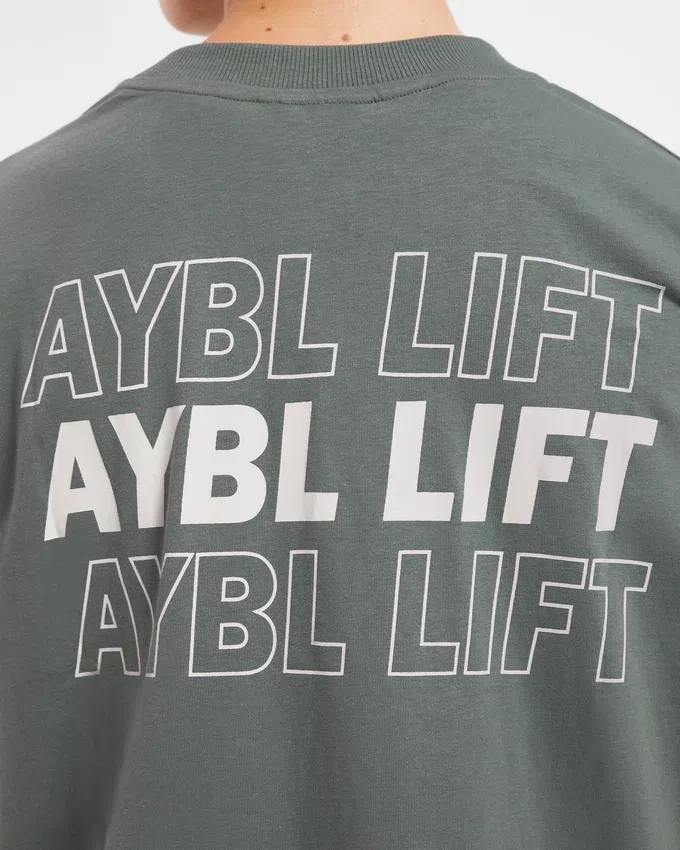 AYBL Lift Italic oversized T-shirt