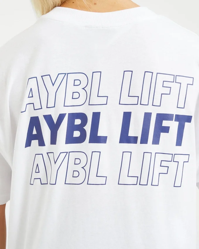 AYBL Lift Italic oversized T-shirt