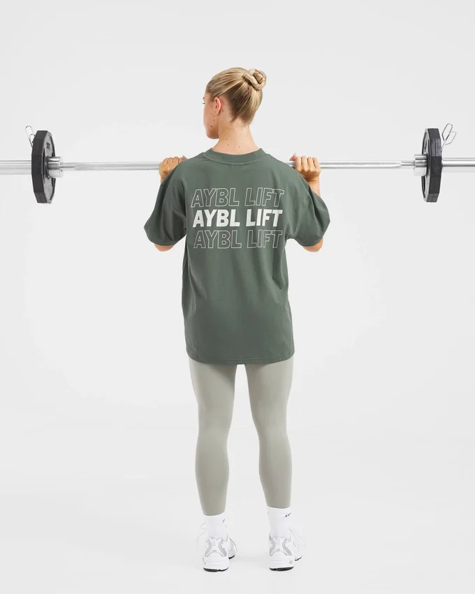 AYBL Lift Italic oversized T-shirt