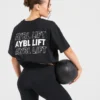 AYBL Lift Italic oversized T-shirt