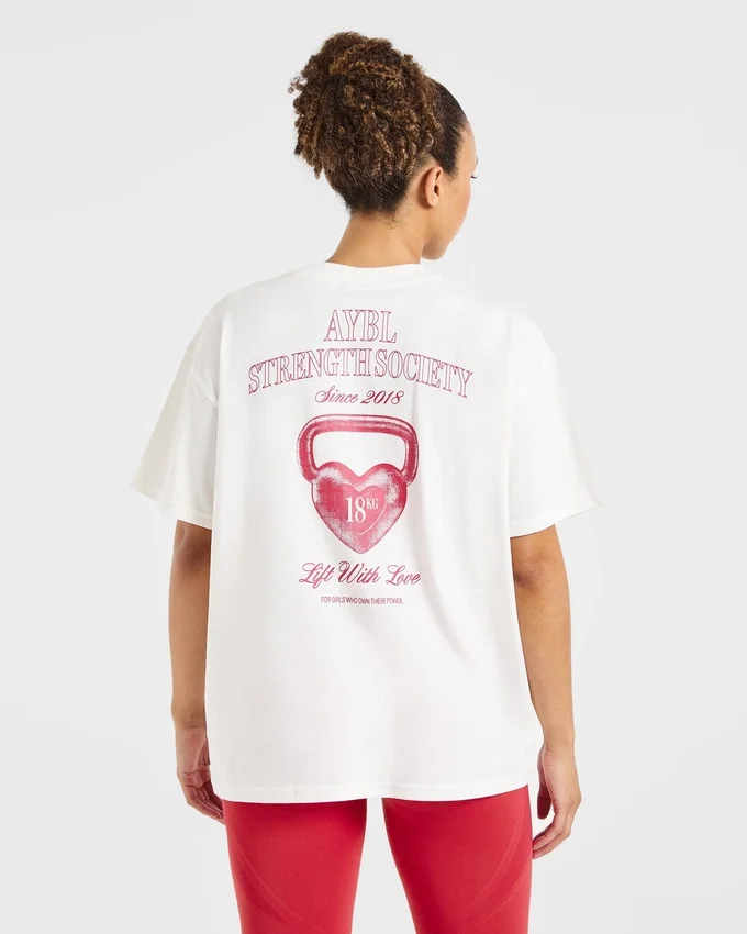 AYBL Lift Love oversized T-shirt