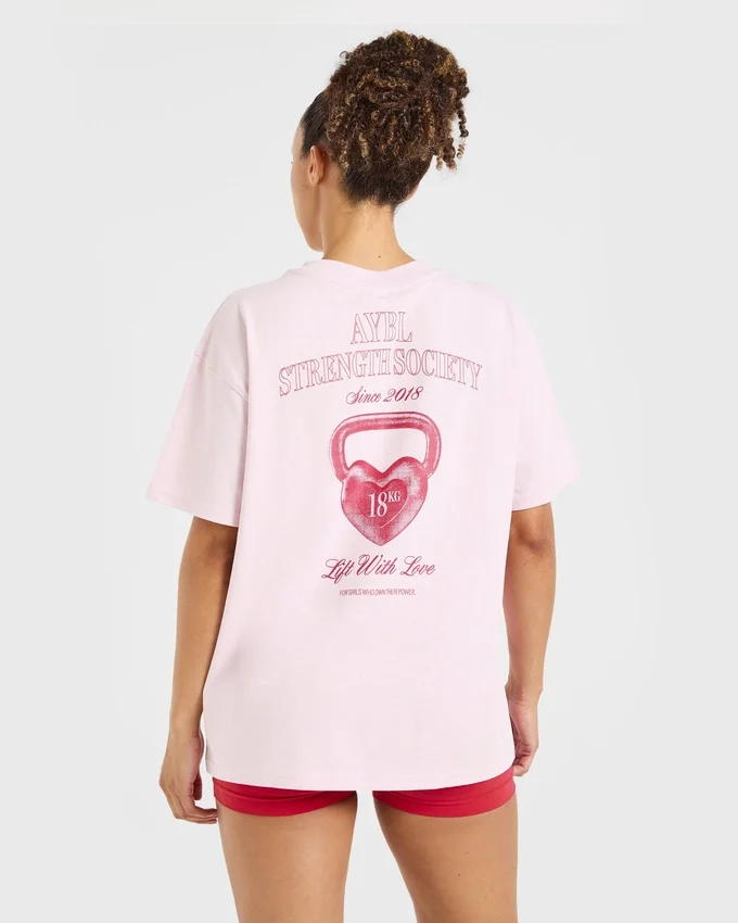 AYBL Lift Love oversized T-shirt