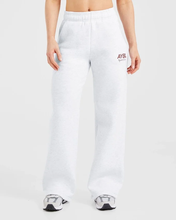 AYBL Sports Club Oversized Joggingbroek met rechte pijpen