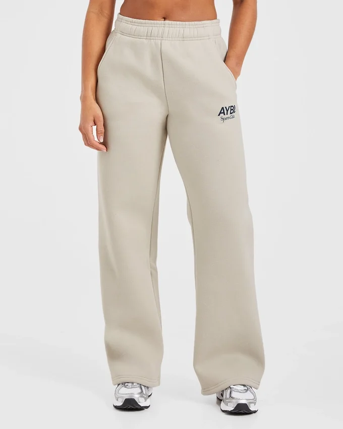 AYBL Sports Club Oversized Joggingbroek met rechte pijpen