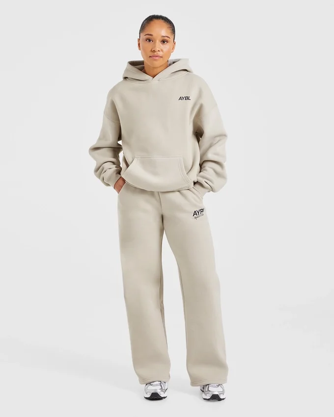 AYBL Sports Club Oversized Joggingbroek met rechte pijpen