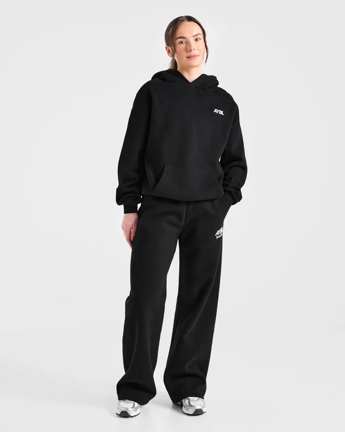 AYBL Sports Club Oversized Joggingbroek met rechte pijpen