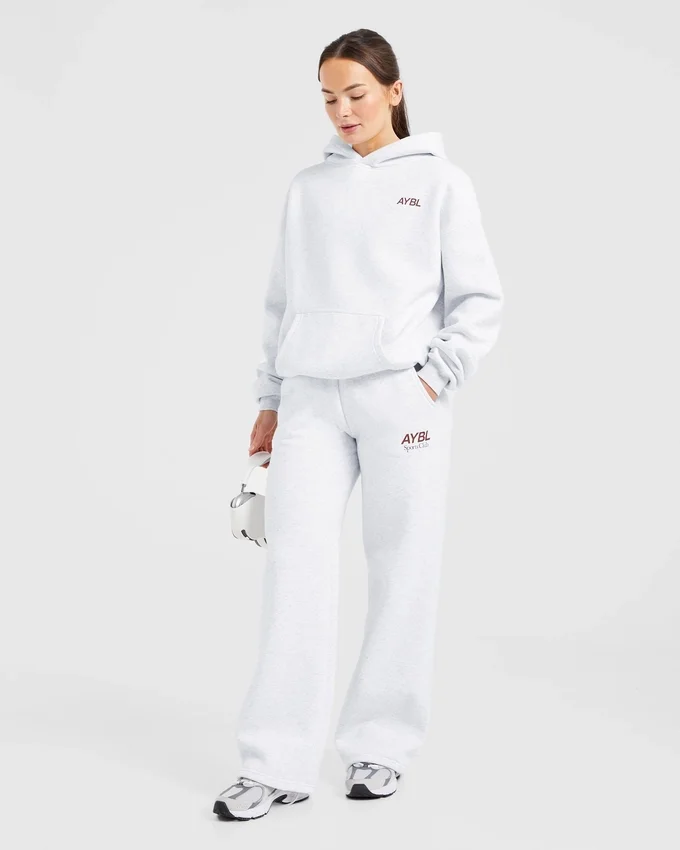 AYBL Sports Club Oversized Joggingbroek met rechte pijpen
