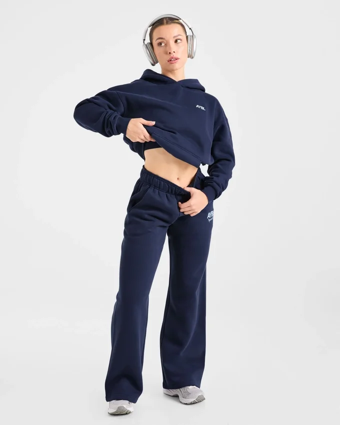 AYBL Sports Club Oversized Joggingbroek met rechte pijpen